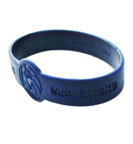 Dallas Mavericks blue official NBA Team logo adult bracelet