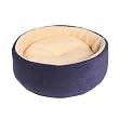 JLA Faux Suede Kitty Kup, Blue (17" x 17")