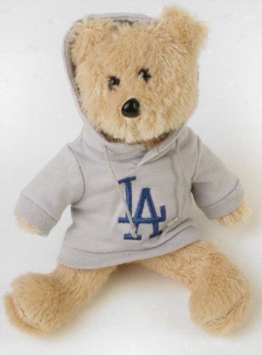 MLB Los Angeles Dodgers 8'' Fuzzy Hoodie Bear