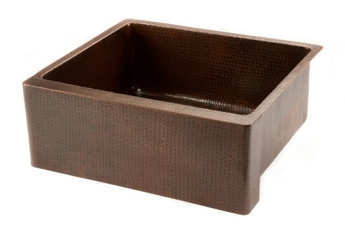 Premier Copper KASDB25229 Hammered Apron Single Basin All Kitchen