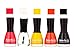 Fashion Bar Nail Polish in Pink,Top,Yellow,Dark Orange,Black Shades RS.279.00