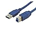 StarTech.com 10 ft / 3m SuperSpeed USB 3.0 Cable A to B - USB 3 A (m) to USB 3 B (m) (USB3SAB10),Blue