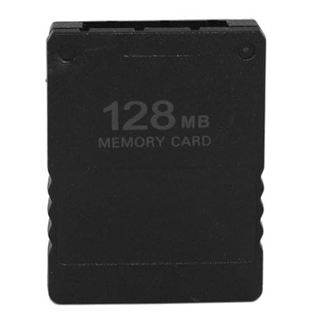 Skque Tarjeta de memoria de 128 MB Tarjeta de memoria para Sony Playstation 2 PS2 Slim, Negro