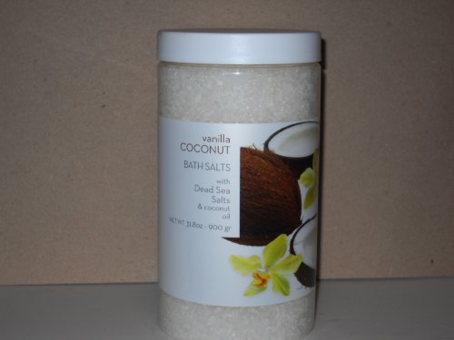Coconut/vanilla Dead Sea Salts 31.8 Oz.
