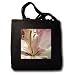 Beautiful Pink Lily Flower- Easter Flowers- Macro Photography - Black Tote Bag 14w X 14h X 3d