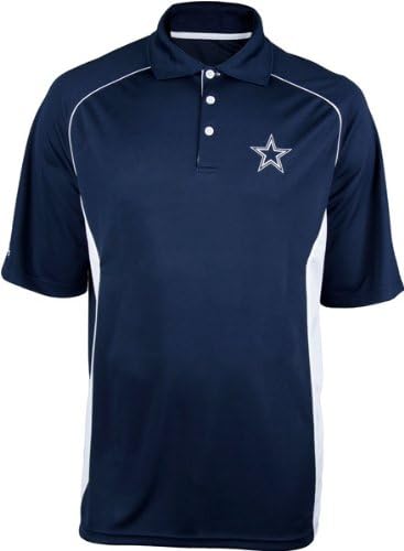 Dallas Cowboys NFL Navy/White Field Goal Performance Polo