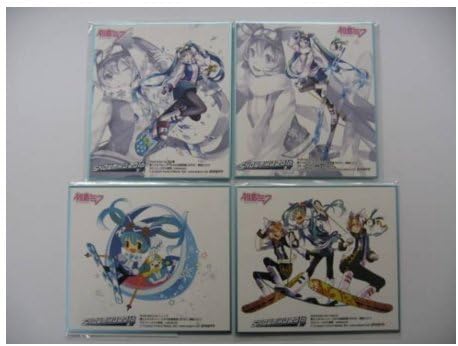 SNOWMIKU 2016 Mini Colored Paper Card All 4 set New From Japan F/S
