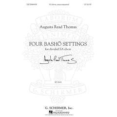 Four Basho Settings: Children's Chorus And Piano