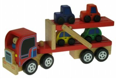 Childrens Toyshop  Toys : Wooden Transporter Lorry