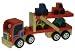 Wooden Transporter Lorry - Includes 4 Wooden Cars - Wooden Toy