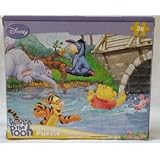 Disney Winnie The Pooh, Tigger, Piglet, Eeyore 24 Piece Puzzle Swimming