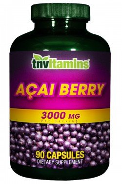 TNVitamins Brazilian Acai Berry 3000 Mg - 90 Capsules