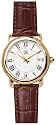 ESQ by Movado Men's Filmore Gold-Plated Brown Genuine Leather Watch #07301023