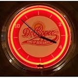 Review Stacks and Stacks  / Dr. Pepper Neon Clock (red) (15