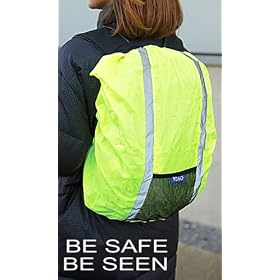 Sport DirectTM Hiv Vis Reflective Rucksack Backpack Cover