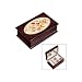 The San Francisco Music Box Company,Burlwood Box with Floral Design,