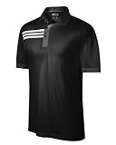 Adidas Golf Climacool 3-Stripe Mesh White Polo Shirt