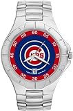 Chicago Cubs MLB Men's Pro II Watch with Stainless Steel Bracelet