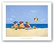 Three Ladies Sunning by Michael Paraskevas 24"x18" Art Print Poster
