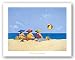 Three Ladies Sunning by Michael Paraskevas 24x18 Art Print Poster