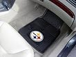 FANMATS 8752 NFL Pittsburgh Steelers Front Heavy Duty Vinyl Car Mat - 2 Pieces