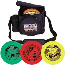 Set of Lightning Golf Discs - Lawn Games