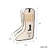 UDTEE 1PCS Durable Practical Large Non-Woven Fabric Boots Storage/Protector/Bag with Double Compartment,Black