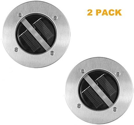 MAGIOVE® Solar Brick Deck Garden Outdoor Stainless 3LED Road Square Yard Light