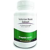 Real Herbs Valerian Root 700mg - Valerian Root Herbs 5:1 Extract Equivalent To 3500mg - Natural Sleep Aid, Natural Anxiety Relief - 50 Vegetarian Capsules