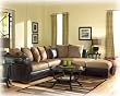 Duraplush Mocha Sectional By Ashley Furniture With Silver Shipping