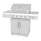 Master Forge 4-Burner Stainless Steel Gas Grill 2518-3