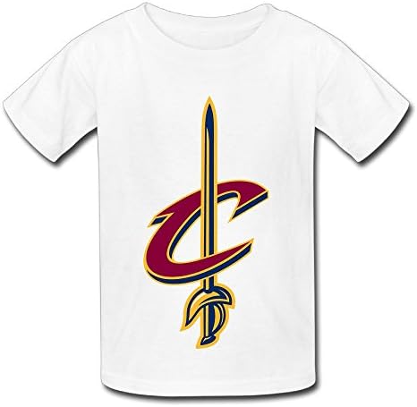 Cleveland Cavaliers NBA Logo T Shirt For Big Boys' Girls' White