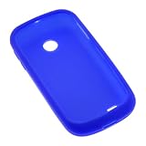 GTMax Dark Blue Soft Rubber Silicone Skin Protector Cover Case for AT&T Sam ....
