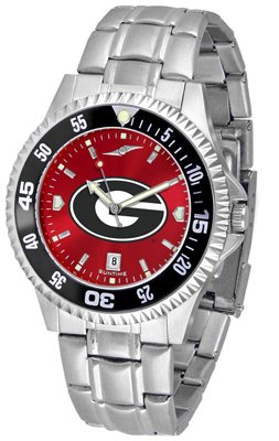 Georgia Bulldogs UGA NCAA Mens Competitor Anochrome Watch