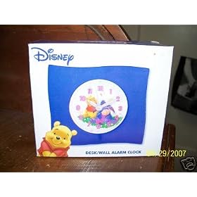 Winnie the Pooh Desk/wall Alarm Clock