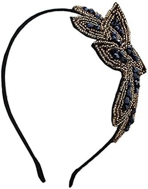 Vintage Bling Phoenix Wing Angel Beads Hairband Hoop Claw Handmade Headband for Women - Clearance Sale