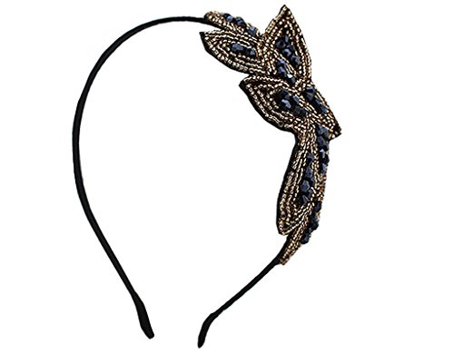 Vintage Bling Phoenix Wing Angel Beads Hairband Hoop Claw Handmade Headband for Women - Clearance Sale