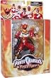 Power Rangers Year 2006 Collector Series 6-1/2 Inch Tall Action Figure - Mystic Force Red Power Ranger with Battle Staff and Display Base