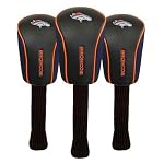 NFL Denver Broncos Mesh Barrel Headcover - Set of Three