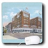 Sandy Mertens Wisconsin - Hotel Racine (Vintage) - Mouse Pads