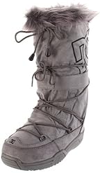 DC Shoes Chalet Suede Womens D0303232, Damen Stiefel, Grau (Battleship BS6D), EU 39 (UK 6) (US 8)