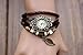 Kano Bak Women Quartz Fashion Weave Wrap around Leather Bracelet Wrist Watch