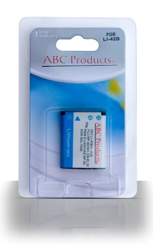 ABC Products® rechargeable Li-ion battery KLIC 7006 for Kodak Easyshare Mini, M23, Mini MD30, Mini M200, M522, M530, M531, M532, M550, M552, M575, M577 Touch, M580, M583, M873, M883 Zoom, M5350, M5370 Digital Camera etc