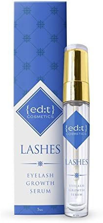 Edit - LASHES - Eyelash Growth Serum, Best Eyelash Growth Treatment - Concentrated Formula Promotes Longer &amp; Thicker Eyelashes