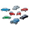 Magnete 8er-Set Deutsche Oldtimer