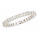 Prongs Diamond Eternity Wedding Anniversary Band Ring 14K White Gold (1.10cttw, VS Clarity, G Color)