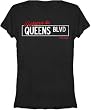Entourage Return to Queens Womens Black Junior T-shirt