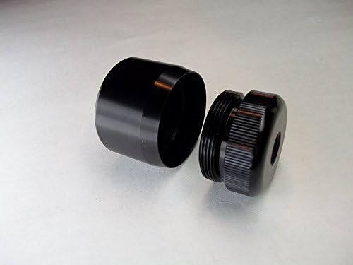 Maglite D Cell End Caps Combo Set (Anadized Black)