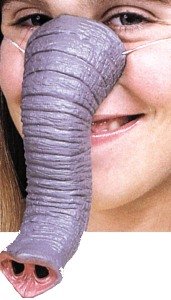 Morris Costumes Nose Elephant W Elastic