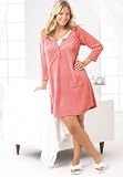 Avenue Plus Size Waffle Velour Sleepshirt (AQUA,30/32)
